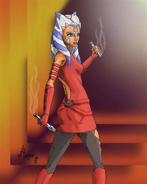 Ahsoka Hot Tano by MagarNadge on DeviantArt